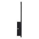 GloboStar® TIARA 61327 Φωτιστικό Τοίχου - Απλίκα Design LED CCT 12W 1440lm 360° AC 220-240V - Εναλλαγή Φωτισμού μέσω Διακόπτη On/Off All In One Ψυχρό 6000k+Φυσικό 4500k+Θερμό 2700k Μ12.5 x Π4 x Υ32cm - Μαύρο - 3 Years Warranty