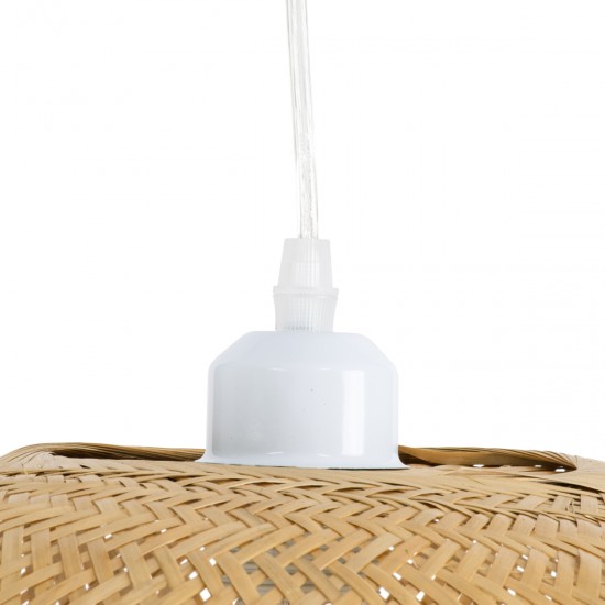 GloboStar® CARIBBEAN 01724 Vintage Κρεμαστό Φωτιστικό Οροφής Μονόφωτο 1 x E27 Μπεζ Ξύλινο Μπαμπού Φ60 x Y38cm GloboStar® CARIBBEAN 01724 Vintage Κρεμαστό Φωτιστικό Οροφής Μονόφωτο 1 x E27 Μπεζ Ξύλινο Μπαμπού Φ60 x Y38cm