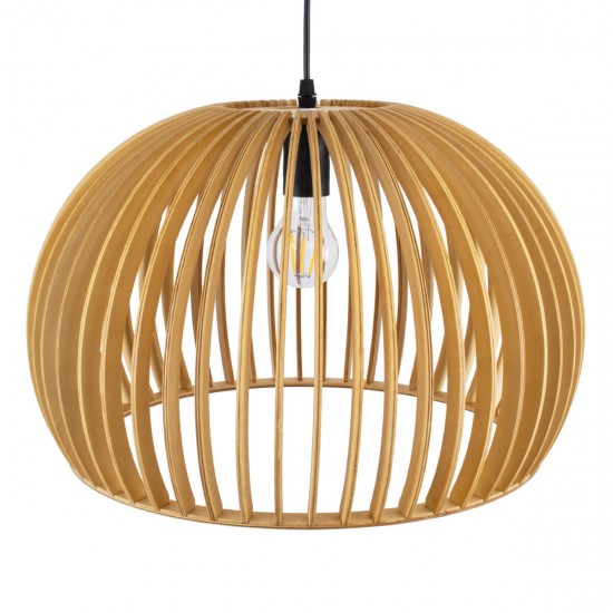 GloboStar® SCANDINAVIA 01699 Μοντέρνο Κρεμαστό Φωτιστικό Οροφής Μονόφωτο 1 x E27 Μπεζ Ξύλινο Πλέγμα Φ44 x Υ28cm GloboStar® SCANDINAVIA 01699 Μοντέρνο Κρεμαστό Φωτιστικό Οροφής Μονόφωτο 1 x E27 Μπεζ Ξύλινο Πλέγμα Φ44 x Υ28cm