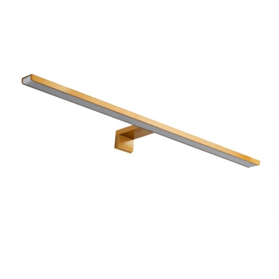 GloboStar® NINA 60423 Μοντέρνο Φωτιστικό Τοίχου - Απλίκα Καθρέπτη Μπάνιου - Πίνακα LED 12W 1400lm 120° AC 220-240V IP44 Μ60 x Π10.5 x Υ4cm - Φυσικό Λευκό 4500K - Χάλκινο - 3 Years Warranty GloboStar® NINA 60423 Μοντέρνο Φωτιστικό Τοίχου - Απλίκα Καθρέπτη Μπάνιου - Πίνακα LED 12W 1400lm 120° AC 220-240V IP44 Μ60 x Π10.5 x Υ4cm - Φυσικό Λευκό 4500K - Χάλκινο - 3 Years Warranty