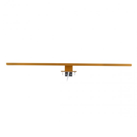 GloboStar® NINA 60423 Μοντέρνο Φωτιστικό Τοίχου - Απλίκα Καθρέπτη Μπάνιου - Πίνακα LED 12W 1400lm 120° AC 220-240V IP44 Μ60 x Π10.5 x Υ4cm - Φυσικό Λευκό 4500K - Χάλκινο - 3 Years Warranty GloboStar® NINA 60423 Μοντέρνο Φωτιστικό Τοίχου - Απλίκα Καθρέπτη Μπάνιου - Πίνακα LED 12W 1400lm 120° AC 220-240V IP44 Μ60 x Π10.5 x Υ4cm - Φυσικό Λευκό 4500K - Χάλκινο - 3 Years Warranty