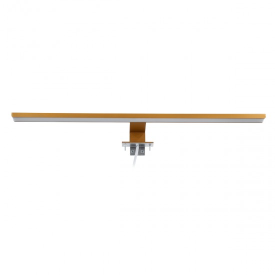 GloboStar® NINA 60423 Μοντέρνο Φωτιστικό Τοίχου - Απλίκα Καθρέπτη Μπάνιου - Πίνακα LED 12W 1400lm 120° AC 220-240V IP44 Μ60 x Π10.5 x Υ4cm - Φυσικό Λευκό 4500K - Χάλκινο - 3 Years Warranty GloboStar® NINA 60423 Μοντέρνο Φωτιστικό Τοίχου - Απλίκα Καθρέπτη Μπάνιου - Πίνακα LED 12W 1400lm 120° AC 220-240V IP44 Μ60 x Π10.5 x Υ4cm - Φυσικό Λευκό 4500K - Χάλκινο - 3 Years Warranty