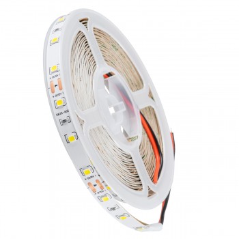 GloboStar® 70141 Ταινία LED SMD 2835 5m 6W/m 60LED/m 630lm/m 120° DC 12V IP20 Φυσικό Λευκό 4500K