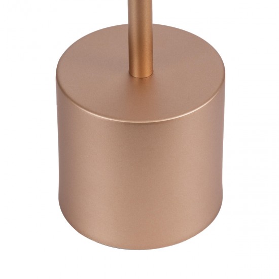 GloboStar® JOJO 76522 Μοντέρνο Επιτραπέζιο Φωτιστικό Πορτατίφ LED 1.5W 105lm 120° DC 5V Επαναφορτιζόμενο με Μπαταρία Li-ion 1800mAh - Διακόπτη Αφής με 3 Εναλλαγές Φωτισμού CCT Θερμό - Φυσικό - Ψυχρό 1500K - 4500K - 6000K Dimmable - D8 x H34cm - Χάλκινο GloboStar® JOJO 76522 Μοντέρνο Επιτραπέζιο Φωτιστικό Πορτατίφ LED 1.5W 105lm 120° DC 5V Επαναφορτιζόμενο με Μπαταρία Li-ion 1800mAh - Διακόπτη Αφής με 3 Εναλλαγές Φωτισμού CCT Θερμό - Φυσικό - Ψυχρό 1500K - 4500K - 6000K Dimmable - D8 x H34cm - Χάλκινο