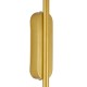 GloboStar® HARLEM 61332 Φωτιστικό Τοίχου - Απλίκα Design LED CCT 9W 1080lm 120° AC 220-240V - Εναλλαγή Φωτισμού μέσω Διακόπτη On/Off All In One Ψυχρό 6000k+Φυσικό 4500k+Θερμό 2700k Μ5 x Π4 x Υ60cm - Χρυσό - 3 Years Warranty