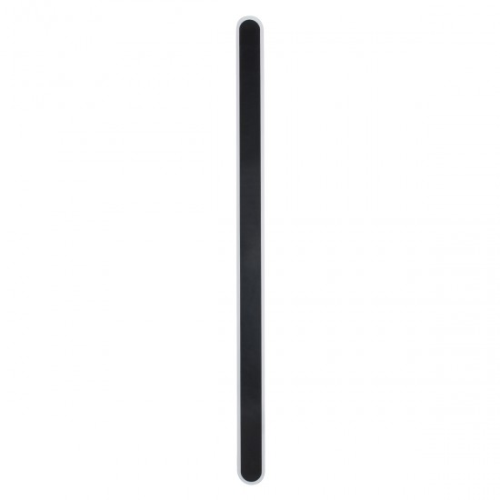 GloboStar® HOUSTON 61349 Φωτιστικό Τοίχου - Απλίκα Design LED CCT 24W 2880lm 360° AC 220-240V - Εναλλαγή Φωτισμού μέσω Διακόπτη On/Off All In One Ψυχρό 6000k+Φυσικό 4500k+Θερμό 2700k Μ6 x Π3 x Υ100cm - Μαύρο - 3 Years Warranty