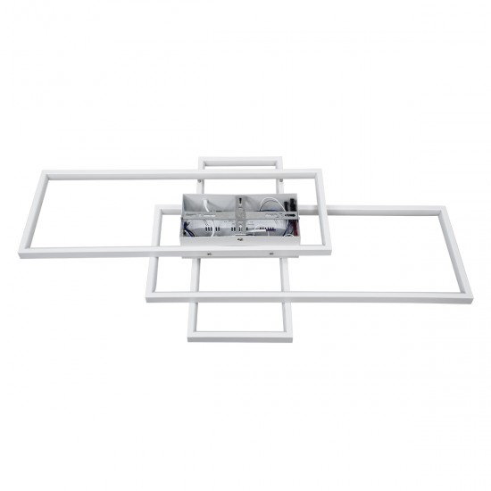 GloboStar® QUADRA 61386 Φωτιστικό Οροφής Design LED CCT 100W 12000lm 120° AC 220-240V - Εναλλαγή Φωτισμού μέσω Τηλεχειριστηρίου All In One Ψυχρό 6000k+Φυσικό 4500k+Θερμό 2700k Dimmable Μ85 x Π45 x Υ9cm - Λευκό - 3 Years Warranty GloboStar® QUADRA 61386 Φωτιστικό Οροφής Design LED CCT 100W 12000lm 120° AC 220-240V - Εναλλαγή Φωτισμού μέσω Τηλεχειριστηρίου All In One Ψυχρό 6000k+Φυσικό 4500k+Θερμό 2700k Dimmable Μ85 x Π45 x Υ9cm - Λευκό - 3 Years Warranty