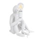 GloboStar® APES 01808 Μοντέρνο Φωτιστικό Πορτατίφ Λαμπατέρ Μονόφωτο 1 x E27 Λευκό Φιγούρα L30 x W27 x H30cm GloboStar® APES 01808 Μοντέρνο Φωτιστικό Πορτατίφ Λαμπατέρ Μονόφωτο 1 x E27 Λευκό Φιγούρα L30 x W27 x H30cm