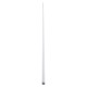 GloboStar® 70853-3M Κρεμαστό Προφίλ Αλουμινίου Ανοδιωμένο με Στρόγγυλο Λευκό Οπάλ Κάλυμμα για έως 2 Σειρές Ταινίας LED Πατητό - Press On 3 Μέτρα