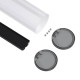 GloboStar® 70856-3M Κρεμαστό Προφίλ Αλουμινίου Μαύρο με Στρόγγυλο Λευκό Οπάλ Κάλυμμα για έως 3 Σειρές Ταινίας LED Πατητό - Press On 3 Μέτρα GloboStar® 70856-3M Κρεμαστό Προφίλ Αλουμινίου Μαύρο με Στρόγγυλο Λευκό Οπάλ Κάλυμμα για έως 3 Σειρές Ταινίας LED Πατητό - Press On 3 Μέτρα