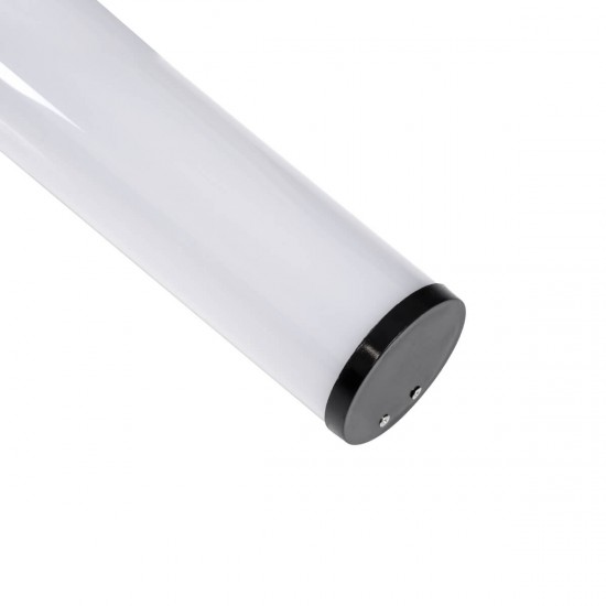 GloboStar® 70856-3M Κρεμαστό Προφίλ Αλουμινίου Μαύρο με Στρόγγυλο Λευκό Οπάλ Κάλυμμα για έως 3 Σειρές Ταινίας LED Πατητό - Press On 3 Μέτρα GloboStar® 70856-3M Κρεμαστό Προφίλ Αλουμινίου Μαύρο με Στρόγγυλο Λευκό Οπάλ Κάλυμμα για έως 3 Σειρές Ταινίας LED Πατητό - Press On 3 Μέτρα