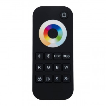 GloboStar® 73009 Ασύρματο Χειριστήριο Dimmer 2.4Ghz για Controller 73010 RGBW+WW+CCT IOS/Android 5in1 2.4Ghz DC 12-24V Max 180W