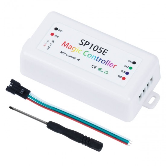 GloboStar® 70039 Ασύρματος WiFi LED RGBW Dream-Color Magic Digital Controller IOS/Android Bluetooth για LED Digital RGBW Προϊόντα DC 5-24V Max 2048 IC GloboStar® 70039 Ασύρματος WiFi LED RGBW Dream-Color Magic Digital Controller IOS/Android Bluetooth για LED Digital RGBW Προϊόντα DC 5-24V Max 2048 IC