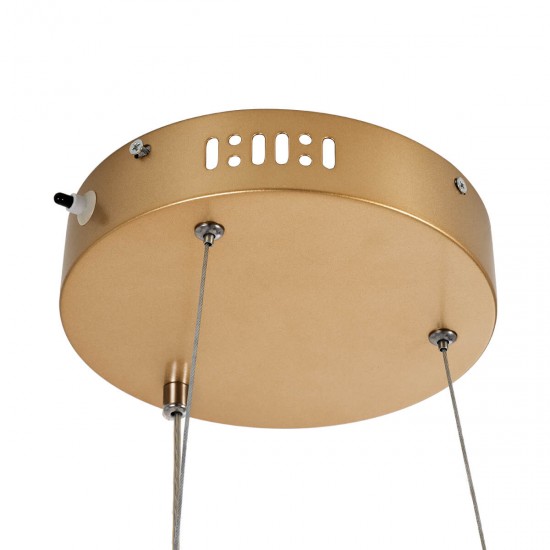 GloboStar® NEMESIS 61154 Κρεμαστό Φωτιστικό Δαχτυλίδι-Κύκλος LED CCT 20W 2356lm 360° AC 220-240V - Εναλλαγή Φωτισμού μέσω Τηλεχειριστηρίου All In One Ψυχρό 6000k+Φυσικό 4500k+Θερμό 2700k Dimmable Φ25cm - Χρυσό Βούρτσας - 3 Years Warranty GloboStar® NEMESIS 61154 Κρεμαστό Φωτιστικό Δαχτυλίδι-Κύκλος LED CCT 20W 2356lm 360° AC 220-240V - Εναλλαγή Φωτισμού μέσω Τηλεχειριστηρίου All In One Ψυχρό 6000k+Φυσικό 4500k+Θερμό 2700k Dimmable Φ25cm - Χρυσό Βούρτσας - 3 Years Warranty