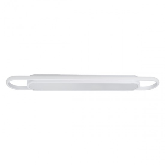 GloboStar® IGOR 61219 Φωτιστικό Οροφής Linear Design LED CCT 48W 5760lm 210° AC 220-240V - Εναλλαγή Φωτισμού μέσω Διακόπτη On/Off All In One Ψυχρό 6000k+Φυσικό 4500k+Θερμό 2700k Μ81 x Π13 x Υ4.5cm - Λευκό - 3 Years Warranty
