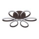 GloboStar® MARGARET 61402 Φωτιστικό Οροφής Design LED CCT 54W 6210lm 360° AC 220-240V - Εναλλαγή Φωτισμού μέσω Τηλεχειριστηρίου All In One Ψυχρό 6000k+Φυσικό 4500k+Θερμό 2700k Dimmable Φ57 x Υ12cm - Καφέ - 3 Years Warranty GloboStar® MARGARET 61402 Φωτιστικό Οροφής Design LED CCT 54W 6210lm 360° AC 220-240V - Εναλλαγή Φωτισμού μέσω Τηλεχειριστηρίου All In One Ψυχρό 6000k+Φυσικό 4500k+Θερμό 2700k Dimmable Φ57 x Υ12cm - Καφέ - 3 Years Warranty