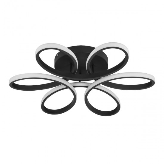 GloboStar® MARGARET 61400 Φωτιστικό Οροφής Design LED CCT 54W 6210lm 360° AC 220-240V - Εναλλαγή Φωτισμού μέσω Τηλεχειριστηρίου All In One Ψυχρό 6000k+Φυσικό 4500k+Θερμό 2700k Dimmable Φ57 x Υ12cm - Μαύρο - 3 Years Warranty GloboStar® MARGARET 61400 Φωτιστικό Οροφής Design LED CCT 54W 6210lm 360° AC 220-240V - Εναλλαγή Φωτισμού μέσω Τηλεχειριστηρίου All In One Ψυχρό 6000k+Φυσικό 4500k+Θερμό 2700k Dimmable Φ57 x Υ12cm - Μαύρο - 3 Years Warranty