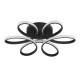 GloboStar® MARGARET 61400 Φωτιστικό Οροφής Design LED CCT 54W 6210lm 360° AC 220-240V - Εναλλαγή Φωτισμού μέσω Τηλεχειριστηρίου All In One Ψυχρό 6000k+Φυσικό 4500k+Θερμό 2700k Dimmable Φ57 x Υ12cm - Μαύρο - 3 Years Warranty GloboStar® MARGARET 61400 Φωτιστικό Οροφής Design LED CCT 54W 6210lm 360° AC 220-240V - Εναλλαγή Φωτισμού μέσω Τηλεχειριστηρίου All In One Ψυχρό 6000k+Φυσικό 4500k+Θερμό 2700k Dimmable Φ57 x Υ12cm - Μαύρο - 3 Years Warranty