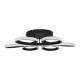 GloboStar® MARGARET 61400 Φωτιστικό Οροφής Design LED CCT 54W 6210lm 360° AC 220-240V - Εναλλαγή Φωτισμού μέσω Τηλεχειριστηρίου All In One Ψυχρό 6000k+Φυσικό 4500k+Θερμό 2700k Dimmable Φ57 x Υ12cm - Μαύρο - 3 Years Warranty GloboStar® MARGARET 61400 Φωτιστικό Οροφής Design LED CCT 54W 6210lm 360° AC 220-240V - Εναλλαγή Φωτισμού μέσω Τηλεχειριστηρίου All In One Ψυχρό 6000k+Φυσικό 4500k+Θερμό 2700k Dimmable Φ57 x Υ12cm - Μαύρο - 3 Years Warranty