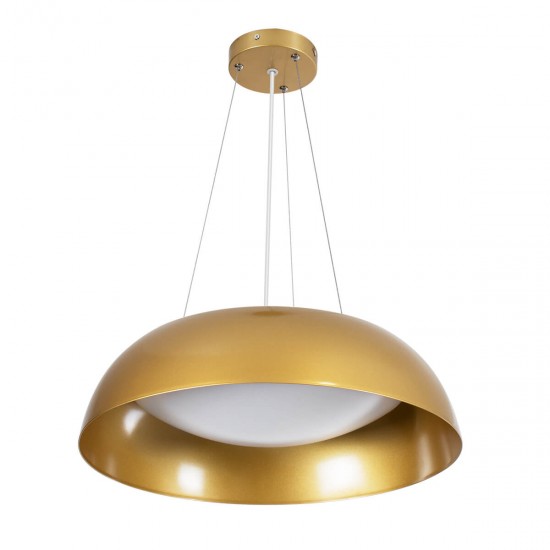 GloboStar® ANATOLIA 61268 Κρεμαστή Πλαφονιέρα Οροφής LED CCT 60W 6900lm 120° AC 220-240V - Εναλλαγή Φωτισμού μέσω Τηλεχειριστηρίου All In One Ψυχρό 6000k+Φυσικό 4500k+Θερμό 2700k Dimmable Φ43cm - Χρυσό - 3 Years Warranty GloboStar® ANATOLIA 61268 Κρεμαστή Πλαφονιέρα Οροφής LED CCT 60W 6900lm 120° AC 220-240V - Εναλλαγή Φωτισμού μέσω Τηλεχειριστηρίου All In One Ψυχρό 6000k+Φυσικό 4500k+Θερμό 2700k Dimmable Φ43cm - Χρυσό - 3 Years Warranty