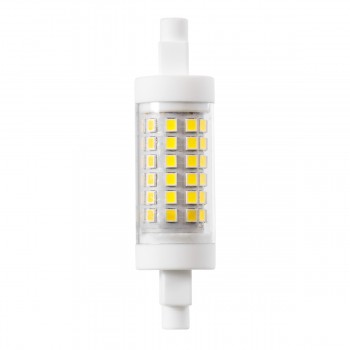 GloboStar® 60393 Λάμπα LED R7S 78mm 7W 847lm 360° AC 220-240V IP20 Φ2 x Υ7.8cm Ψυχρό Λευκό 6000K - 3 Years Warranty