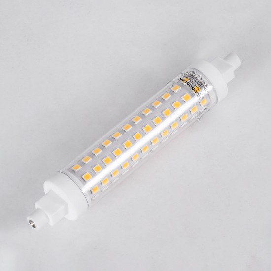 GloboStar® 60398 Λάμπα LED R7S 118mm 12W 1356lm 360° AC 220-240V IP20 Φ2 x Υ11.8cm Θερμό Λευκό 2700K - 3 Years Warranty