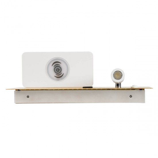 GloboStar® PALADIN 61360 Μοντέρνο Φωτιστικό Τοίχου - Απλίκα Ξενοδοχείου Bed Side LED 6W 720lm 36° AC 220-240V - Reading Light & Κρυφός Φωτισμός - Φορτιστές USB 3A & Wireless 20W - Μ30 x Π11 x Υ12cm - Φυσικό Λευκό 4500K - Ξύλο & Λευκό - Δεξί GloboStar® PALADIN 61360 Μοντέρνο Φωτιστικό Τοίχου - Απλίκα Ξενοδοχείου Bed Side LED 6W 720lm 36° AC 220-240V - Reading Light & Κρυφός Φωτισμός - Φορτιστές USB 3A & Wireless 20W - Μ30 x Π11 x Υ12cm - Φυσικό Λευκό 4500K - Ξύλο & Λευκό - Δεξί
