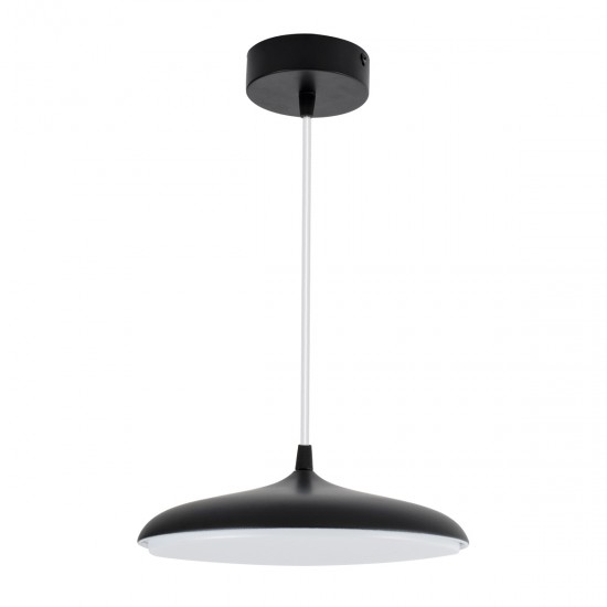 GloboStar® BARON 61251 Κρεμαστή Πλαφονιέρα Οροφής LED CCT 12W 1440lm 120° AC 220-240V - Εναλλαγή Φωτισμού μέσω Διακόπτη On/Off All In One Ψυχρό 6000k+Φυσικό 4500k+Θερμό 2700k Φ25 x Υ8cm - Μαύρο - 3 Years Warranty GloboStar® BARON 61251 Κρεμαστή Πλαφονιέρα Οροφής LED CCT 12W 1440lm 120° AC 220-240V - Εναλλαγή Φωτισμού μέσω Διακόπτη On/Off All In One Ψυχρό 6000k+Φυσικό 4500k+Θερμό 2700k Φ25 x Υ8cm - Μαύρο - 3 Years Warranty