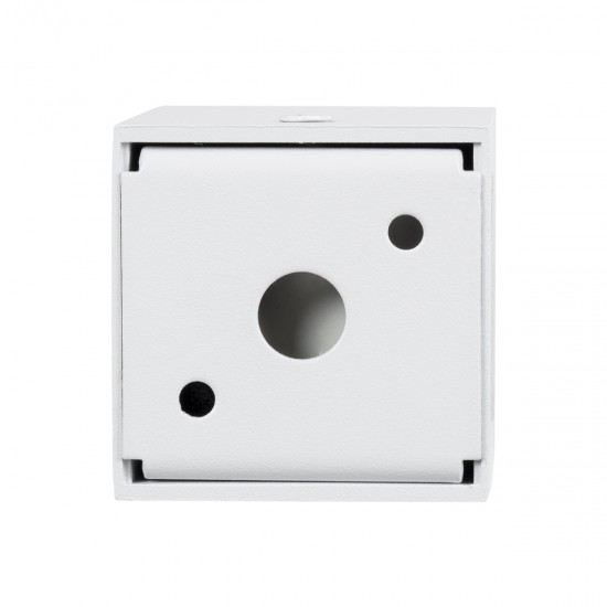 GloboStar® LUMINAR SUPERIOR 60322 Επιφανειακό LED Spot Downlight TrimLess 3W 420lm 36° AC 220-240V IP20 Μ4.2 x Π4.2 x Υ6.6cm - Λευκό με Κάτοπτρο Χρωμίου - Φυσικό Λευκό 4500K - Bridgelux High Lumen Chip Gen2 - TÜV Certified Driver - 5 Years Warranty