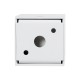 GloboStar® LUMINAR SUPERIOR 60322 Επιφανειακό LED Spot Downlight TrimLess 3W 420lm 36° AC 220-240V IP20 Μ4.2 x Π4.2 x Υ6.6cm - Λευκό με Κάτοπτρο Χρωμίου - Φυσικό Λευκό 4500K - Bridgelux High Lumen Chip Gen2 - TÜV Certified Driver - 5 Years Warranty
