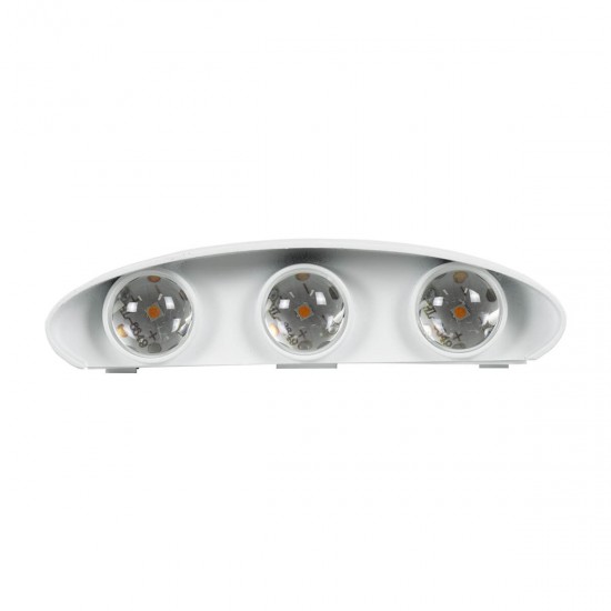 GloboStar® SIXOAD 60584 Φωτιστικό Τοίχου - Απλίκα Αρχιτεκτονικού Φωτισμού Εσωτερικού/Εξωτερικού Χώρου Up & Down LED 18W 2160lm 30° AC 220-240V Αδιάβροχο IP65 Μ17 x Π4 x Υ8cm - Θερμό Λευκό 2700K - Λευκό - Bridgelux Chip - 3 Years Warranty GloboStar® SIXOAD 60584 Φωτιστικό Τοίχου - Απλίκα Αρχιτεκτονικού Φωτισμού Εσωτερικού/Εξωτερικού Χώρου Up & Down LED 18W 2160lm 30° AC 220-240V Αδιάβροχο IP65 Μ17 x Π4 x Υ8cm - Θερμό Λευκό 2700K - Λευκό - Bridgelux Chip - 3 Years Warranty