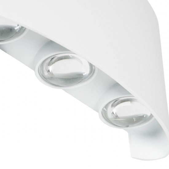 GloboStar® SIXOAD 60584 Φωτιστικό Τοίχου - Απλίκα Αρχιτεκτονικού Φωτισμού Εσωτερικού/Εξωτερικού Χώρου Up & Down LED 18W 2160lm 30° AC 220-240V Αδιάβροχο IP65 Μ17 x Π4 x Υ8cm - Θερμό Λευκό 2700K - Λευκό - Bridgelux Chip - 3 Years Warranty GloboStar® SIXOAD 60584 Φωτιστικό Τοίχου - Απλίκα Αρχιτεκτονικού Φωτισμού Εσωτερικού/Εξωτερικού Χώρου Up & Down LED 18W 2160lm 30° AC 220-240V Αδιάβροχο IP65 Μ17 x Π4 x Υ8cm - Θερμό Λευκό 2700K - Λευκό - Bridgelux Chip - 3 Years Warranty
