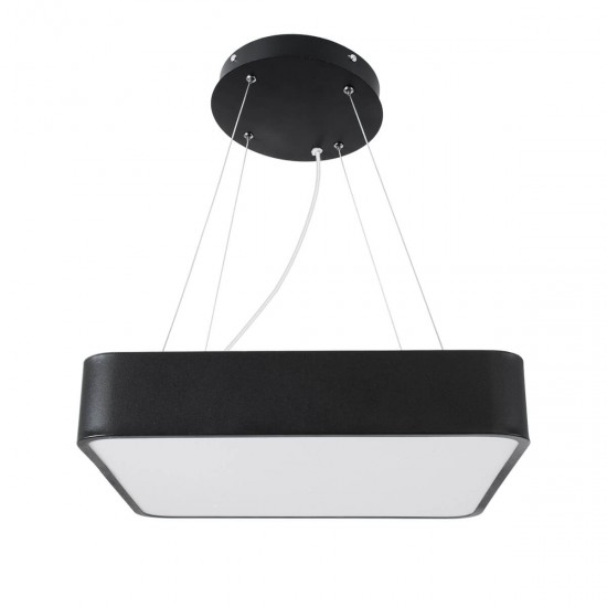 GloboStar® KAMALA 61206-P Κρεμαστή Πλαφονιέρα Οροφής LED CCT 67W 7370lm 120° AC 220-240V - Εναλλαγή Φωτισμού μέσω Τηλεχειριστηρίου All In One Ψυχρό 6000k+Φυσικό 4500k+Θερμό 2700k Dimmable Μ40 x Π40 x Υ8cm- Μαύρο - 3 Years Warranty GloboStar® KAMALA 61206-P Κρεμαστή Πλαφονιέρα Οροφής LED CCT 67W 7370lm 120° AC 220-240V - Εναλλαγή Φωτισμού μέσω Τηλεχειριστηρίου All In One Ψυχρό 6000k+Φυσικό 4500k+Θερμό 2700k Dimmable Μ40 x Π40 x Υ8cm- Μαύρο - 3 Years Warranty