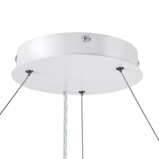 GloboStar® RA 61197 Κρεμαστό Φωτιστικό Δαχτυλίδι-Κύκλος LED CCT 75W 8250lm 120° AC 220-240V - Εναλλαγή Φωτισμού μέσω Τηλεχειριστηρίου All In One Ψυχρό 6000k+Φυσικό 4500k+Θερμό 2700k Dimmable Φ80cm - Λευκό - 3 Years Warranty GloboStar® RA 61197 Κρεμαστό Φωτιστικό Δαχτυλίδι-Κύκλος LED CCT 75W 8250lm 120° AC 220-240V - Εναλλαγή Φωτισμού μέσω Τηλεχειριστηρίου All In One Ψυχρό 6000k+Φυσικό 4500k+Θερμό 2700k Dimmable Φ80cm - Λευκό - 3 Years Warranty
