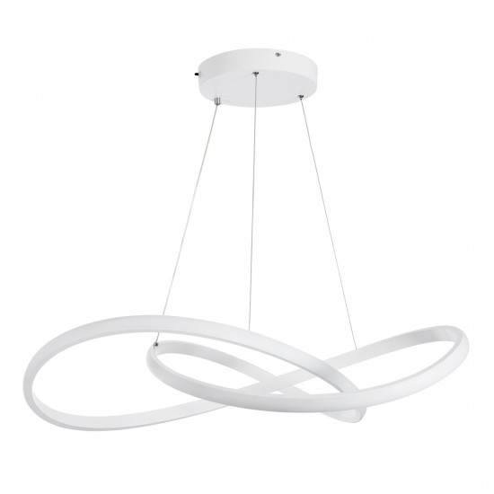 GloboStar® DEXTER 60914 Κρεμαστό Φωτιστικό Οροφής Design LED CCT 90W 10080lm 300° AC 220-240V - Εναλλαγή Φωτισμού μέσω Τηλεχειριστηρίου All In One Ψυχρό 6000k+Φυσικό 4500k+Θερμό 2700k Dimmable Φ73cm - Λευκό - 3 Years Warranty GloboStar® DEXTER 60914 Κρεμαστό Φωτιστικό Οροφής Design LED CCT 90W 10080lm 300° AC 220-240V - Εναλλαγή Φωτισμού μέσω Τηλεχειριστηρίου All In One Ψυχρό 6000k+Φυσικό 4500k+Θερμό 2700k Dimmable Φ73cm - Λευκό - 3 Years Warranty