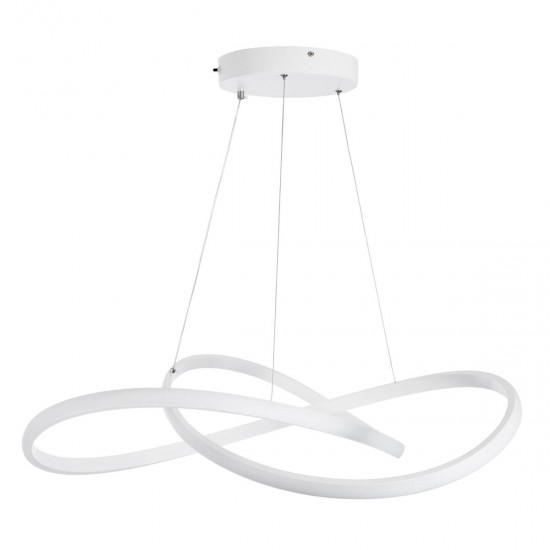 GloboStar® DEXTER 60914 Κρεμαστό Φωτιστικό Οροφής Design LED CCT 90W 10080lm 300° AC 220-240V - Εναλλαγή Φωτισμού μέσω Τηλεχειριστηρίου All In One Ψυχρό 6000k+Φυσικό 4500k+Θερμό 2700k Dimmable Φ73cm - Λευκό - 3 Years Warranty GloboStar® DEXTER 60914 Κρεμαστό Φωτιστικό Οροφής Design LED CCT 90W 10080lm 300° AC 220-240V - Εναλλαγή Φωτισμού μέσω Τηλεχειριστηρίου All In One Ψυχρό 6000k+Φυσικό 4500k+Θερμό 2700k Dimmable Φ73cm - Λευκό - 3 Years Warranty