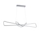 GloboStar® DOLORES 61281 Κρεμαστό Φωτιστικό Οροφής Design LED CCT 105W 11760lm 300° AC 220-240V - Εναλλαγή Φωτισμού μέσω Τηλεχειριστηρίου All In One Ψυχρό 6000k+Φυσικό 4500k+Θερμό 2700k Dimmable Μ110 x Π17 x Υ17.5cm - Νίκελ Ασημί Βούρτσας - 3 Years Warran GloboStar® DOLORES 61281 Κρεμαστό Φωτιστικό Οροφής Design LED CCT 105W 11760lm 300° AC 220-240V - Εναλλαγή Φωτισμού μέσω Τηλεχειριστηρίου All In One Ψυχρό 6000k+Φυσικό 4500k+Θερμό 2700k Dimmable Μ110 x Π17 x Υ17.5cm - Νίκελ Ασημί Βούρτσας - 3 Years Warran