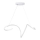 GloboStar® SPIRALE 61284 Κρεμαστό Φωτιστικό Οροφής Design LED CCT 75W 8400lm 300° AC 220-240V - Εναλλαγή Φωτισμού μέσω Τηλεχειριστηρίου All In One Ψυχρό 6000k+Φυσικό 4500k+Θερμό 2700k Dimmable Μ72 x Π25 x Υ18cm - Λευκό - 3 Years Warranty