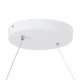 GloboStar® SPIRALE 61284 Κρεμαστό Φωτιστικό Οροφής Design LED CCT 75W 8400lm 300° AC 220-240V - Εναλλαγή Φωτισμού μέσω Τηλεχειριστηρίου All In One Ψυχρό 6000k+Φυσικό 4500k+Θερμό 2700k Dimmable Μ72 x Π25 x Υ18cm - Λευκό - 3 Years Warranty