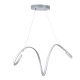 GloboStar® SPIRALE 61285 Κρεμαστό Φωτιστικό Οροφής Design LED CCT 75W 8400lm 300° AC 220-240V - Εναλλαγή Φωτισμού μέσω Τηλεχειριστηρίου All In One Ψυχρό 6000k+Φυσικό 4500k+Θερμό 2700k Dimmable Μ72 x Π25 x Υ18cm - Νίκελ Ασημί Βούρτσας - 3 Years Warranty GloboStar® SPIRALE 61285 Κρεμαστό Φωτιστικό Οροφής Design LED CCT 75W 8400lm 300° AC 220-240V - Εναλλαγή Φωτισμού μέσω Τηλεχειριστηρίου All In One Ψυχρό 6000k+Φυσικό 4500k+Θερμό 2700k Dimmable Μ72 x Π25 x Υ18cm - Νίκελ Ασημί Βούρτσας - 3 Years Warranty