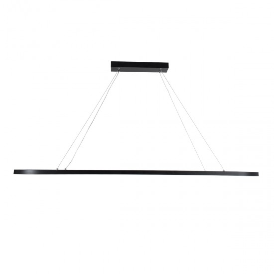 GloboStar® BOLIVAR 61271 Κρεμαστό Φωτιστικό Οροφής Design LED CCT 54W 6210lm 300° AC 220-240V - Εναλλαγή Φωτισμού μέσω Τηλεχειριστηρίου All In One Ψυχρό 6000k+Φυσικό 4500k+Θερμό 2700k Dimmable Μ120 x Π30 x Υ2cm - Μαύρο - 3 Years Warranty GloboStar® BOLIVAR 61271 Κρεμαστό Φωτιστικό Οροφής Design LED CCT 54W 6210lm 300° AC 220-240V - Εναλλαγή Φωτισμού μέσω Τηλεχειριστηρίου All In One Ψυχρό 6000k+Φυσικό 4500k+Θερμό 2700k Dimmable Μ120 x Π30 x Υ2cm - Μαύρο - 3 Years Warranty