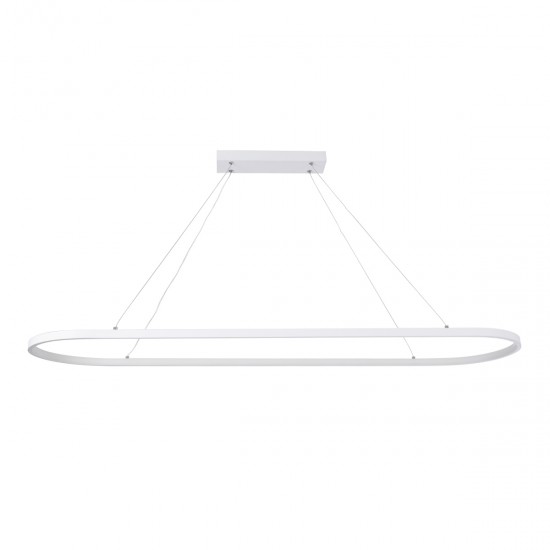 GloboStar® BOLIVAR 61272 Κρεμαστό Φωτιστικό Οροφής Design LED CCT 54W 6210lm 300° AC 220-240V - Εναλλαγή Φωτισμού μέσω Τηλεχειριστηρίου All In One Ψυχρό 6000k+Φυσικό 4500k+Θερμό 2700k Dimmable Μ120 x Π30 x Υ2cm - Λευκό - 3 Years Warranty GloboStar® BOLIVAR 61272 Κρεμαστό Φωτιστικό Οροφής Design LED CCT 54W 6210lm 300° AC 220-240V - Εναλλαγή Φωτισμού μέσω Τηλεχειριστηρίου All In One Ψυχρό 6000k+Φυσικό 4500k+Θερμό 2700k Dimmable Μ120 x Π30 x Υ2cm - Λευκό - 3 Years Warranty