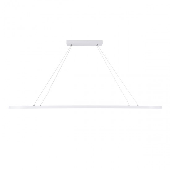 GloboStar® BOLIVAR 61272 Κρεμαστό Φωτιστικό Οροφής Design LED CCT 54W 6210lm 300° AC 220-240V - Εναλλαγή Φωτισμού μέσω Τηλεχειριστηρίου All In One Ψυχρό 6000k+Φυσικό 4500k+Θερμό 2700k Dimmable Μ120 x Π30 x Υ2cm - Λευκό - 3 Years Warranty GloboStar® BOLIVAR 61272 Κρεμαστό Φωτιστικό Οροφής Design LED CCT 54W 6210lm 300° AC 220-240V - Εναλλαγή Φωτισμού μέσω Τηλεχειριστηρίου All In One Ψυχρό 6000k+Φυσικό 4500k+Θερμό 2700k Dimmable Μ120 x Π30 x Υ2cm - Λευκό - 3 Years Warranty