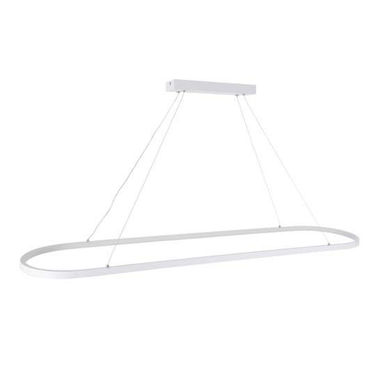 GloboStar® BOLIVAR 61272 Κρεμαστό Φωτιστικό Οροφής Design LED CCT 54W 6210lm 300° AC 220-240V - Εναλλαγή Φωτισμού μέσω Τηλεχειριστηρίου All In One Ψυχρό 6000k+Φυσικό 4500k+Θερμό 2700k Dimmable Μ120 x Π30 x Υ2cm - Λευκό - 3 Years Warranty GloboStar® BOLIVAR 61272 Κρεμαστό Φωτιστικό Οροφής Design LED CCT 54W 6210lm 300° AC 220-240V - Εναλλαγή Φωτισμού μέσω Τηλεχειριστηρίου All In One Ψυχρό 6000k+Φυσικό 4500k+Θερμό 2700k Dimmable Μ120 x Π30 x Υ2cm - Λευκό - 3 Years Warranty