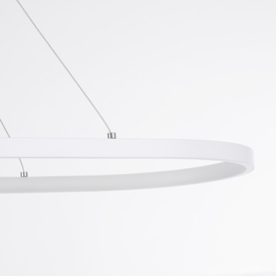 GloboStar® BOLIVAR 61272 Κρεμαστό Φωτιστικό Οροφής Design LED CCT 54W 6210lm 300° AC 220-240V - Εναλλαγή Φωτισμού μέσω Τηλεχειριστηρίου All In One Ψυχρό 6000k+Φυσικό 4500k+Θερμό 2700k Dimmable Μ120 x Π30 x Υ2cm - Λευκό - 3 Years Warranty GloboStar® BOLIVAR 61272 Κρεμαστό Φωτιστικό Οροφής Design LED CCT 54W 6210lm 300° AC 220-240V - Εναλλαγή Φωτισμού μέσω Τηλεχειριστηρίου All In One Ψυχρό 6000k+Φυσικό 4500k+Θερμό 2700k Dimmable Μ120 x Π30 x Υ2cm - Λευκό - 3 Years Warranty