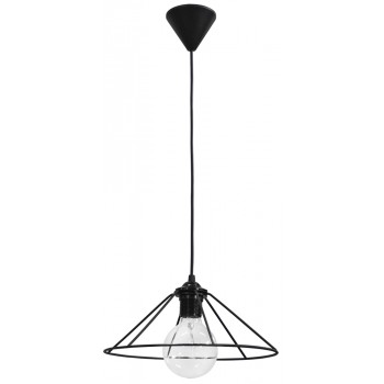 Φωτιστικό μεταλλικό FUN-350/24 1L PENDEL BLACK