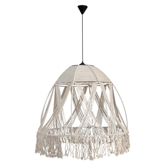 BRAZIL-B- Φ80 WHITE 1L MACRAME BRAZIL-B- Φ80 WHITE 1L MACRAME