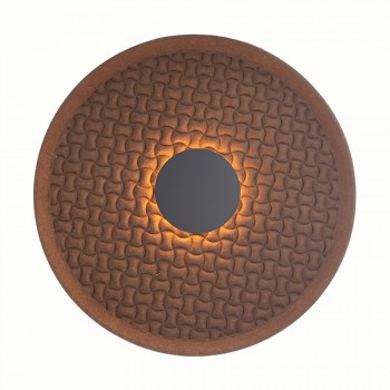 MARCO - Ηχοαπορροφητικό Επιτοίχιο Φωτιστικό - Απλίκα σε Καφέ Χρώμα