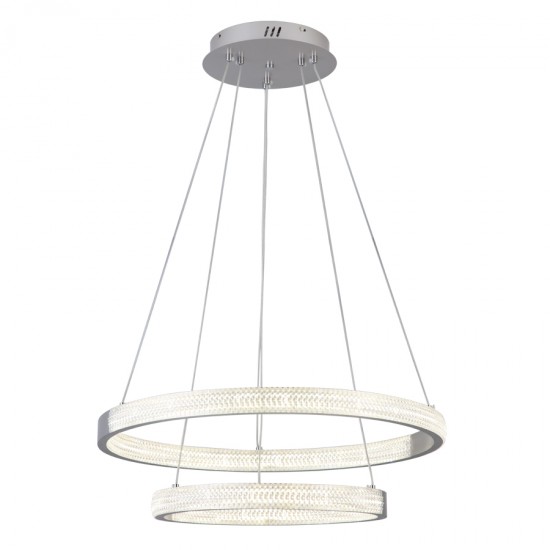 ΠΟΛΥΦΩΤΟ-ΚΡΕΜΑΣΤΟ ΦΩΤΙΣΤΙΚΟ LED-ΚΩΔ. D88070/2-SLV