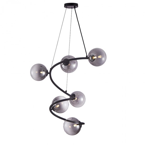 ΕΞΑΦΩΤΟ-ΚΡΕΜΑΣΤΟ ΦΩΤΙΣΤΙΚΟ-ΚΩΔ. WAVE-6P-BL